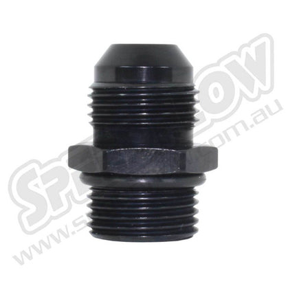 920-08-10-BLK -8 male to -10 o-ring port - SS Racetech Rods & Customs