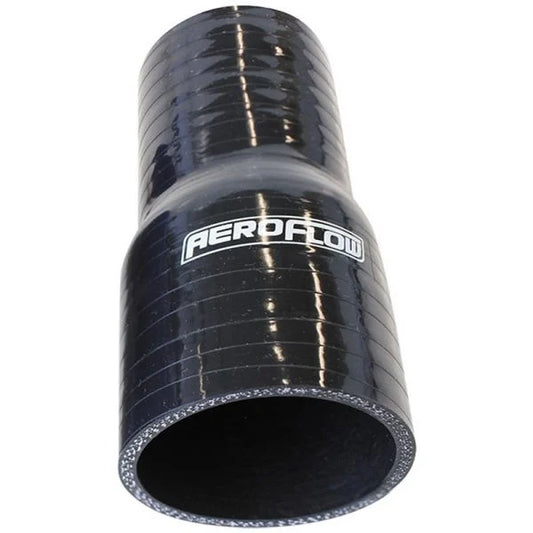 Aeroflow Straight Silicone Hose Reducer 45–38mm (1-3/4" to 1-1/2") Gloss Black – AF9201-175-150