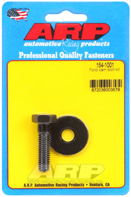 ARP-154-1001 ARP Cam Bolt, High Performance, Black Oxide, 3/8 in.-16 Thread, For Ford, 289, 302, 351W, Each