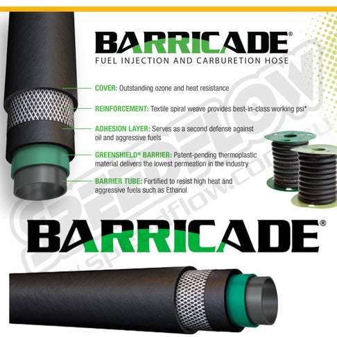 Barricade MPI fuel hose 3/8" 27341  - Sold per meter