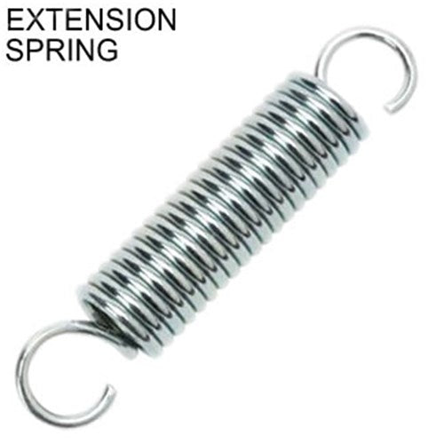 Extension spring OD=15.875 L=63.500 WIRE DIA. = 1.829 C-141 - SS Racetech Rods & Customs