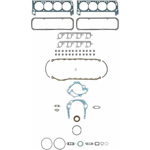 Felpro Full Gasket Set Ford 302C 351C Cleveland - No Intake Gaskets (AFS8347PT) by SS Racetech Rods & Customs