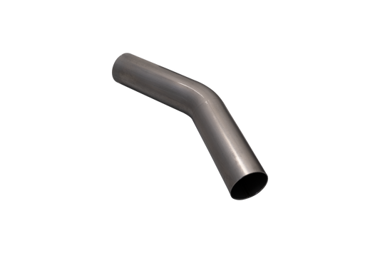 Mandrel bend mild steel exhaust pipe 2 1/4 " 45 degree