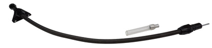 PFE-R5106BK Proflow Transmission Dipstick, Braided Stainless/Black Steel, Firewall Mount, 700R4, 4L60E, Each - SS Racetech Rods & Customs