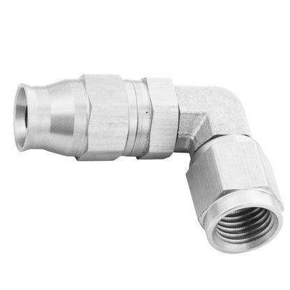 PFE203-03 Proflow Stainless Steel 90 Degree Hose End Hose End For -03AN PTFE Hose by SS Racetech Rods & Customs