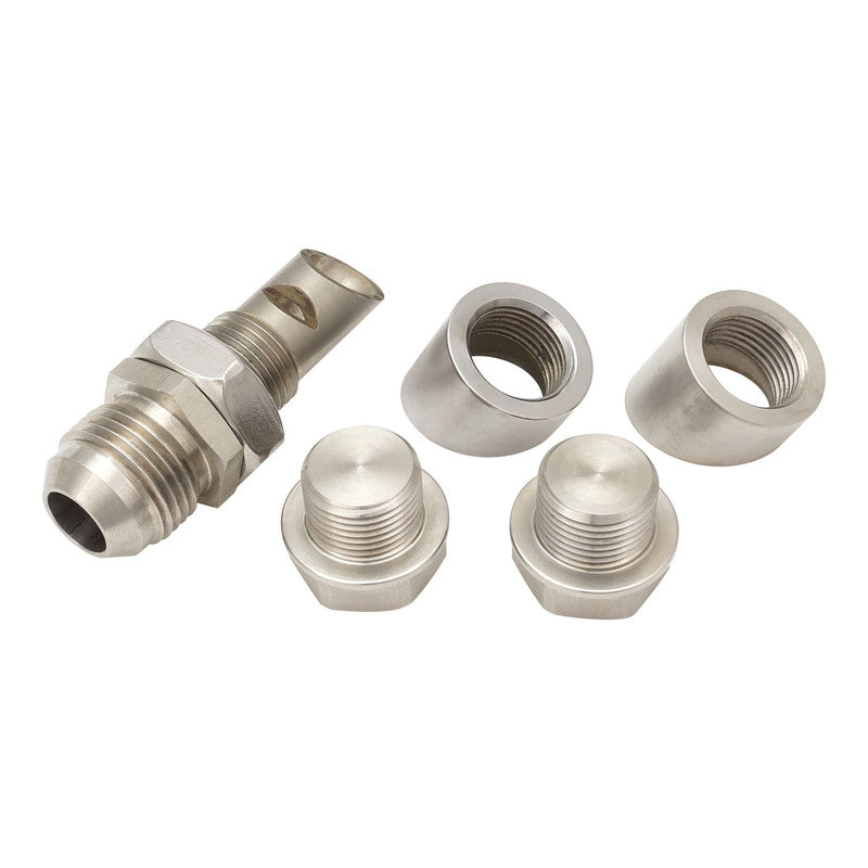 Proflow Exhaust Vac Scavenger Kit, Vac-U-Pan, Stainless Steel, Weld In Fitting AN10 with Bung, Universal, Kit (PFE993)