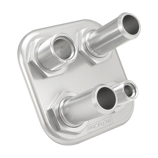 PFEACWP103 Proflow Firewall Bulkhead Aluminium Air Con 4 Port #6, #10 Inline, Polished - SS Racetech Rods & Customs