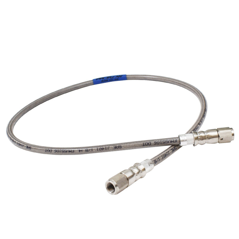 PFEADR350 Proflow Brake Line -03AN Stainless Hose End ADR 350mm