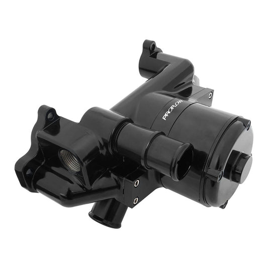 PFEBEW5509-CA Proflow Cast Aluminium Water Pump, Electric, For Holden Commodore LS1/LS2/LS3/LSA, 132 LPM (35 GPM) @ 12 Volts, Black - SS Racetech Rods & Customs
