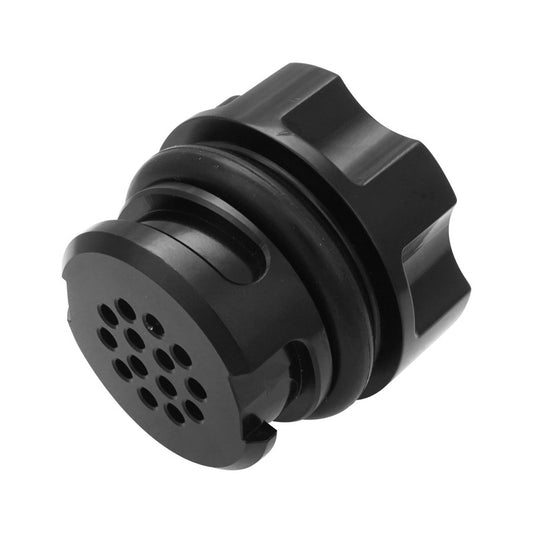 PFECC-CAPLS Proflow Oil Cap Breather, For Holden Commodore LS, -10AN, Twist-on, Billet Aluminium, Black - SS Racetech Rods & Customs