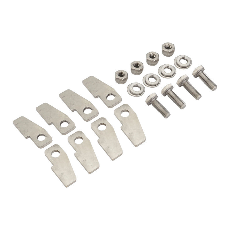 PFEECTABS Proflow Exhaust Collector Tabs, Slip On Stainless Steel Header Tab Kit, Set Of 8 Includes Mounting Hardware, Kit