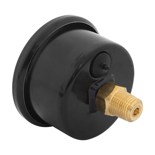PFEFG-015BK-2 Proflow Fuel Pressure Gauge 0-15PSI Black body/Black Face - SS Racetech Rods & Customs