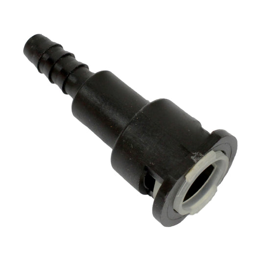 PFEFLQR083 Proflow Fuel Line Connectors, Nylon 1/4in. Female QR Straight To 5/16in. (8mm) Barb, Each