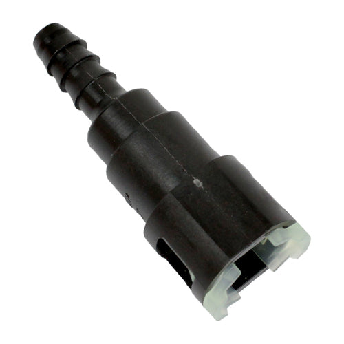 PFEFLQR085 Proflow Fuel Line Connectors, Nylon 3/8in. Female QR Straight To 5/16in. (8mm) Barb, Each