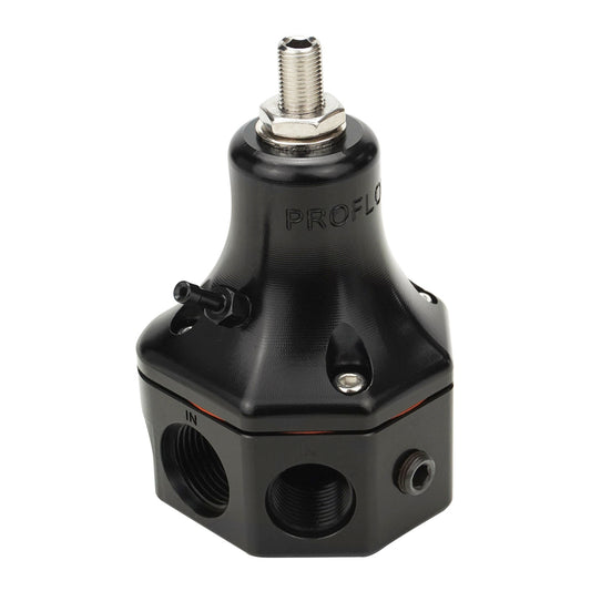 PFEFS13110 Proflow Fuel Pressure Regulator, EFI Pro, 30-75 PSI, 4-Port, 2000 HP, Billet Aluminium, Universal - SS Racetech Rods & Customs