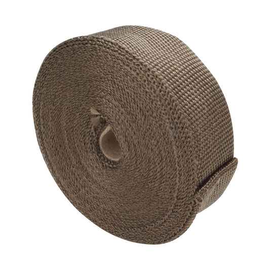  PFEHS-101025PL Proflow Exhaust Wrap, Titanium, 980 Degrees Celsius, Lava Rock, Natural, 1 in. Width, 25 ft Roll, 10 Locking tie Kit