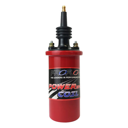 Proflow PowerSpark Ignition Coil 45,000V - Red Oil-Filled Canister (PFEIC8223) by SS Racetech Rods & Customs