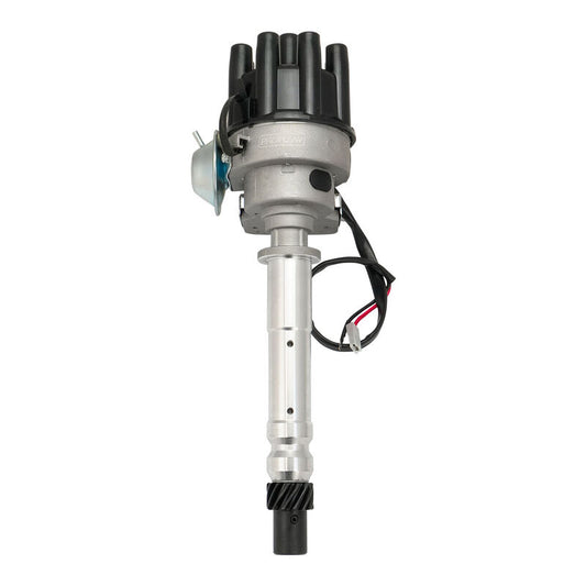 PFEID220E Proflow Distributor, HEI Street Series, Vacuum Advance, Bosch Style Black Cap, SB & BB For Chevrolet V8
