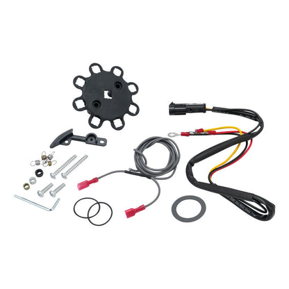 PFEID220R Proflow Distributor, Billet Black Ready-to-Run Black, Vacuum Advance, SB & BB For Chevrolet V8
