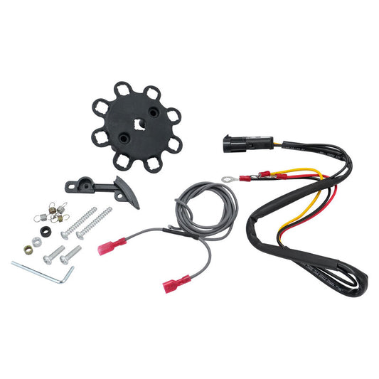 Proflow Distributor, Billet Aluminium, Black Cap, HEI, Ready-to-Run, Vacuum Advance, For Ford 351 Windsor - PFEID420R