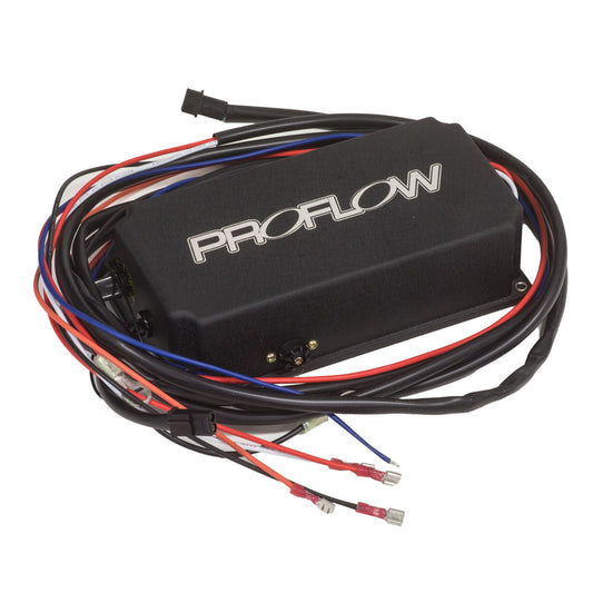 PFEIGN6420 Proflow Ignition Box, Multiple Spark CDI 6AL Ignition Box, 2 Rev Limiter Adjustable or Chip, Smooth Top, Black - SS Racetech Rods & Customs