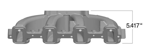 PFEM300132BK Proflow Intake Manifold, RPM AirMax, Aluminium Black, Chev Holden Commodore LS1/LS2/LS6, Carburettor, Single Plane, Each Cathedral Port