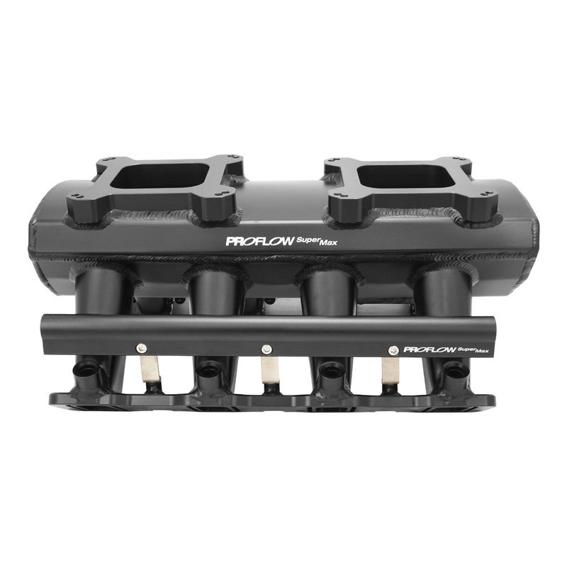 Proflow SuperMax Tunnel Ram Intake Manifold – Fabricated Black, LS1/LS2, EFI, w/ Fuel Rails | PFEM63238 by SS Racetech Rods & Customs