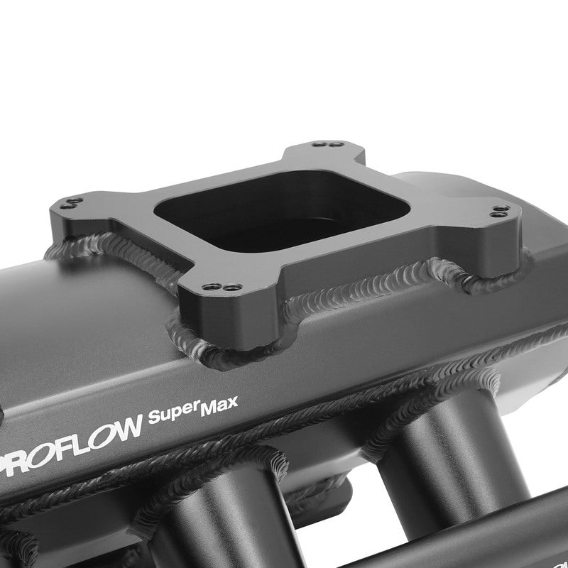 Proflow SuperMax Tunnel Ram Intake Manifold – Fabricated Black, LS1/LS2, EFI, w/ Fuel Rails | PFEM63238 by SS Racetech Rods & Customs