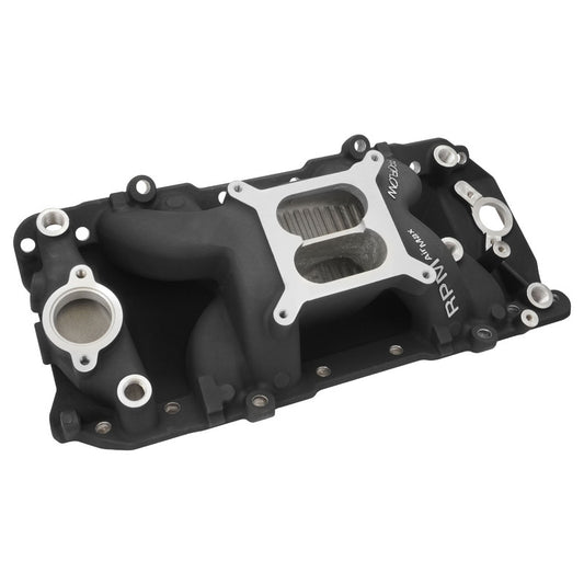 PFEM7561-BK Proflow Intake Manifold, RPM AIRMax, Aluminium, Black, Square Bore, Chevrolet, Big Block Oval Port, Each