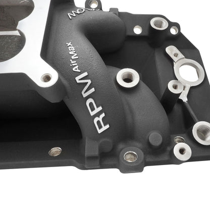 PFEM7561-BK Proflow Intake Manifold, RPM AIRMax, Aluminium, Black, Square Bore, Chevrolet, Big Block Oval Port, Each