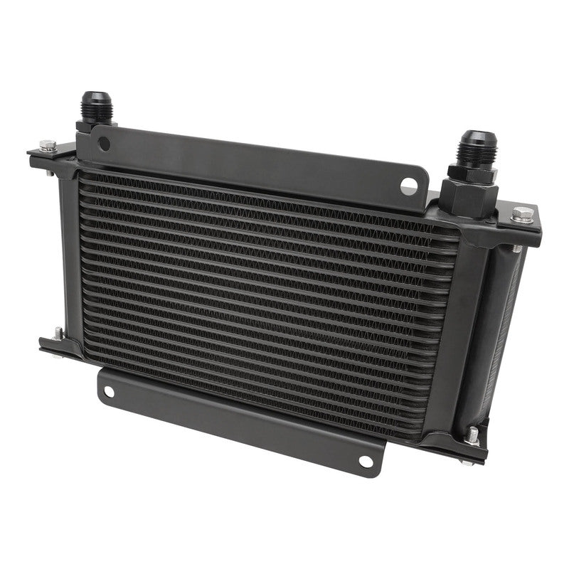 Proflow Ultra Pro Oil Cooler Kit 19 Row Dual Fan 625 CFM AN10 ORB Aluminium Black - PFEOC19-DF by SS Racetech Rods & Customs