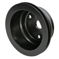 PFEP8855BK Proflow Pulley, V-Belt Crankshaft SB Chev Long Water Pump 1-Groove, Black Aluminium