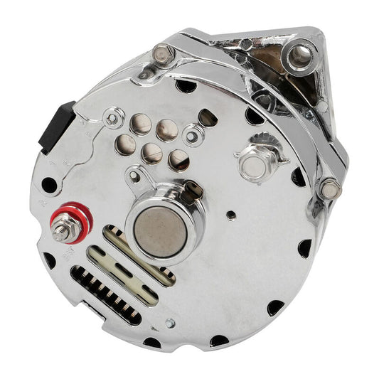 Proflow PowerSpark Alternator 100 Amp 1-Wire Internal Regulator Chrome V-Belt Chev Holden Commodore Torana – PFEPM37127 by SS Racetech Rods & Customs