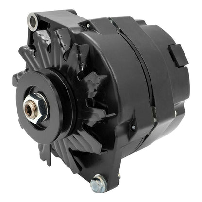 PFEPM37293BK Alternator Power Spark, 140 Amp 1-Wire, Internal Regulator, Black Powder coat, V-Belt, Chev, Holden, Commodore, Torana, Each - SS Racetech Rods & Customs