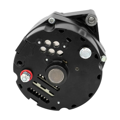 PFEPM37293BK Alternator Power Spark, 140 Amp 1-Wire, Internal Regulator, Black Powder coat, V-Belt, Chev, Holden, Commodore, Torana, Each - SS Racetech Rods & Customs