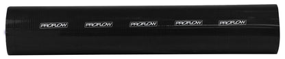 PFES101-175LB Proflow Hose Tubing Air intake, Silicone, Straight, 1.75in. Straight 2Ft Length, Black