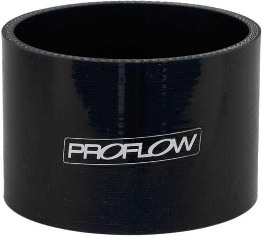 PFES101-175B Proflow Hose Tubing Air intake, Silicone, Straight, 1.75in. Straight 3in. Length, Black