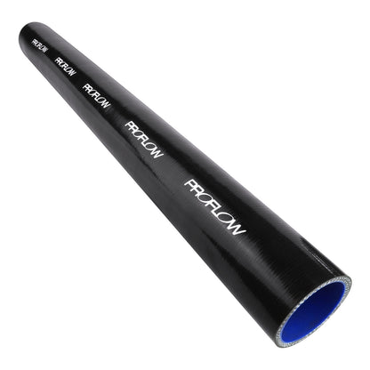 PFES101-100LB Proflow Hose Tubing Air intake, Silicone, Straight, 1.00in. Straight 2Ft Length, Black - SS Racetech Rods & Customs