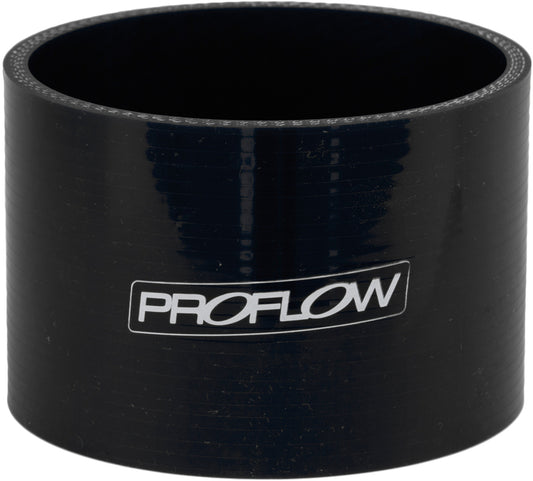PFES101-600B Proflow Hose Tubing Air intake, Silicone, Straight, 6.00in. Straight 3in. Length, Black