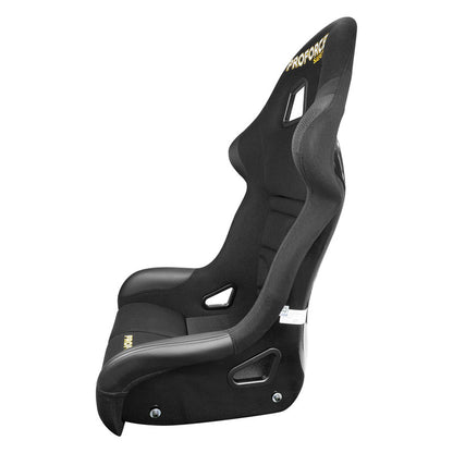 PFS-RTS600 Proforce Racing Seat, FIA. Highback Bucket, Glass Fiber Reinforce Plastic Lightweight, Black Velour, Each