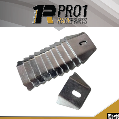 Kenco Seat / Harness Belt Weld on Brackets Plates - Each - SS Racetech Rods & Customs