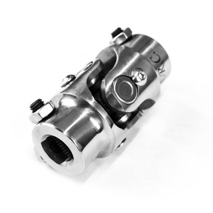 Stainless Steering Universal Joint, 3/4 Inch DD To 3/4 Inch DD, Engineer Approved SKU: UJSS-001