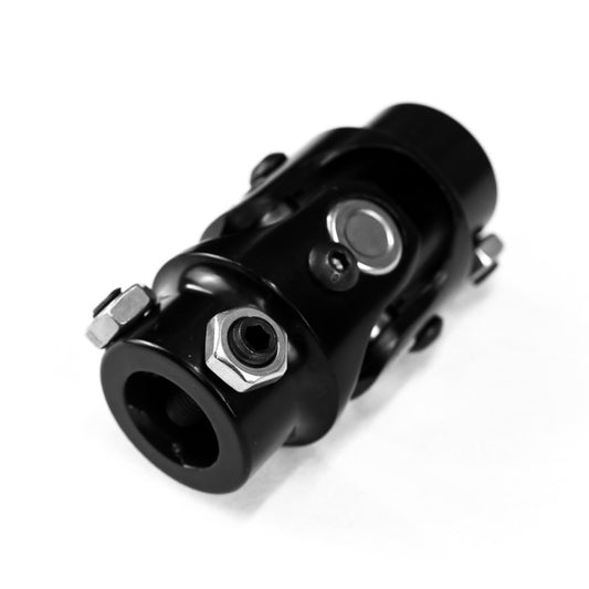 UJ-001 Black Steering Universal Joint, 3/4 Inch DD To 3/4 Inch DD, Engineer Approved