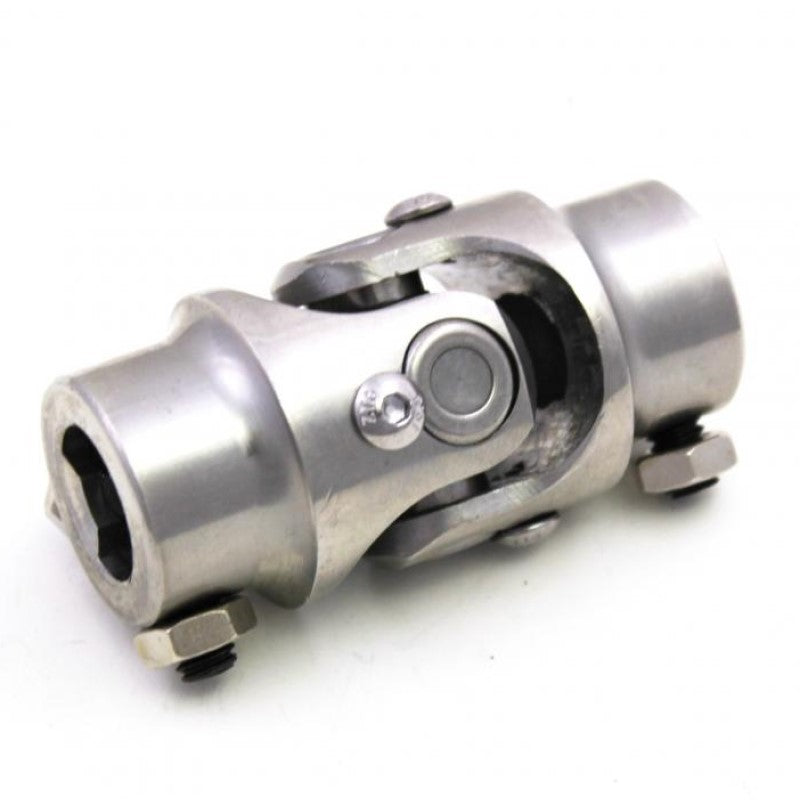 Stainless Steering Universal Joint, 3/4 Inch DD To 3/4 Inch DD, Engineer Approved SKU: UJSS-001