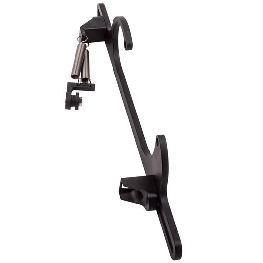 AF64 - 2001BLK - Aeroflow billet throttle cable bracket - black - fits holley SQ - BoreSS Racetech Rods & CustomsENGINE ACCESSORIES