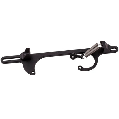 AF64 - 2001BLK - Aeroflow billet throttle cable bracket - black - fits holley SQ - BoreSS Racetech Rods & CustomsENGINE ACCESSORIES