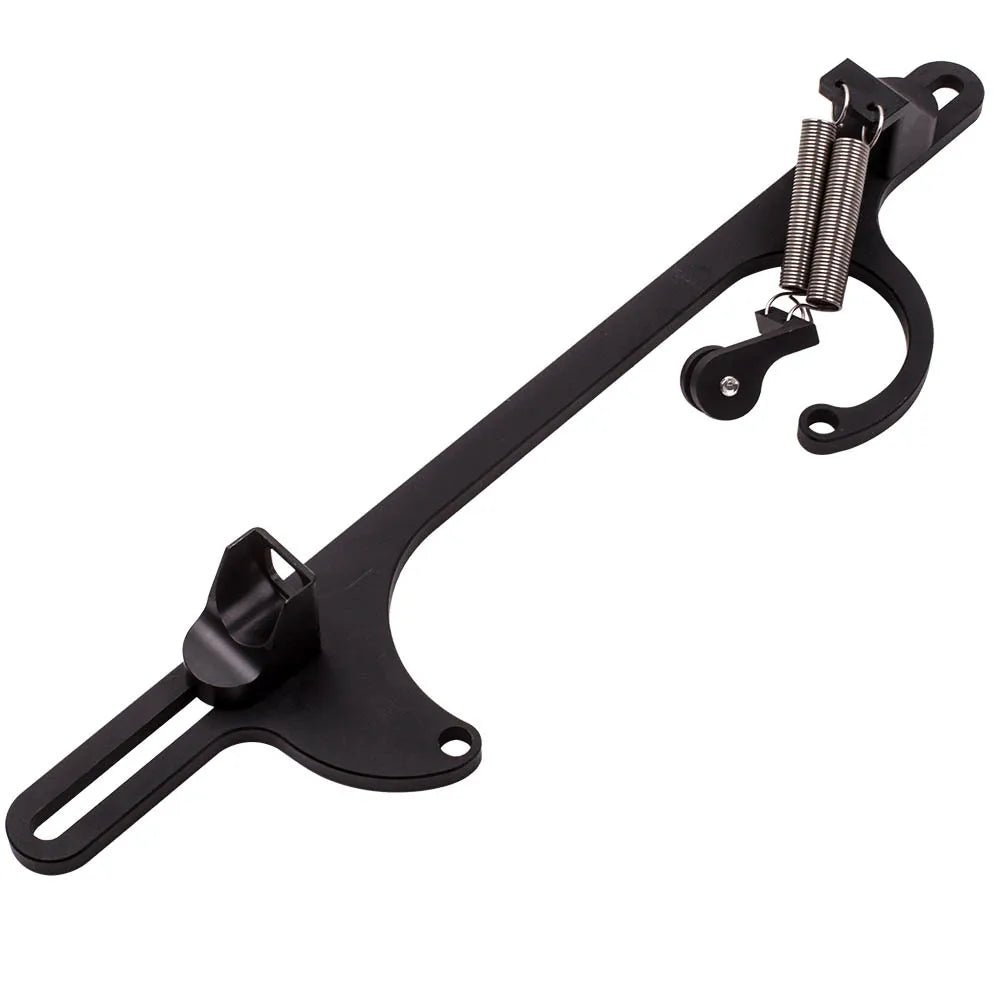 AF64 - 2001BLK - Aeroflow billet throttle cable bracket - black - fits holley SQ - BoreSS Racetech Rods & CustomsENGINE ACCESSORIES