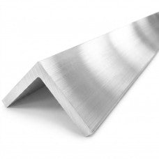 Angle Aluminium 80 X 80 X 6mm - Mill Finish 1 meter length by SS Racetech Rods & Customs