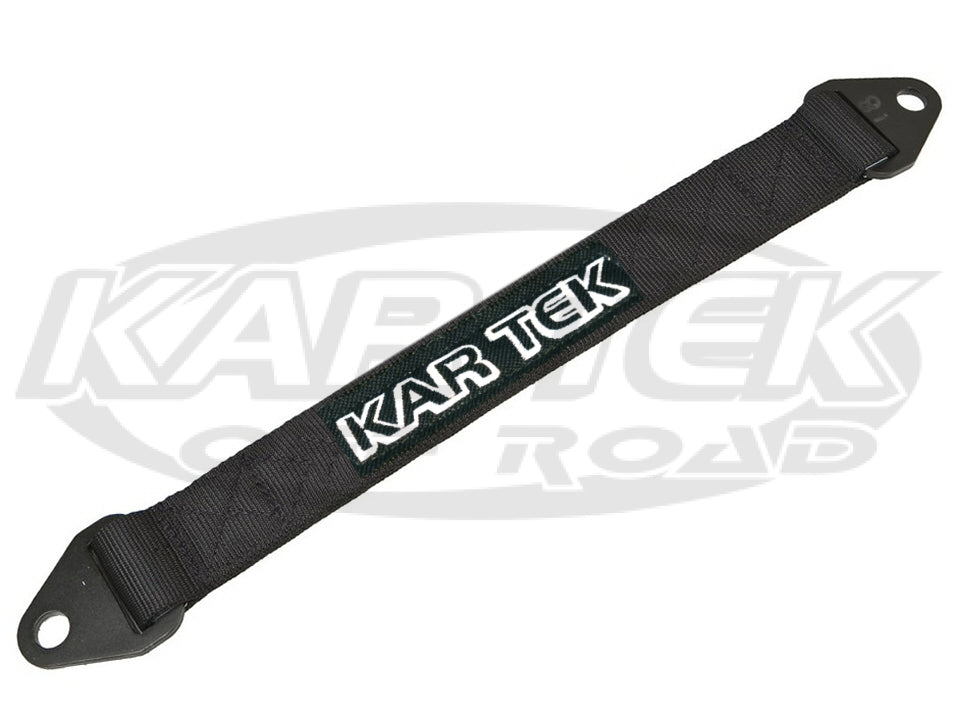 KTKLS328 Nylon 28 Inch Long Black Four Layer Suspension Limiting Strap With 4130 Heat Treated Chromoly Ends - EACH