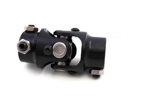 Black Steering Universal Joint 3/4 Inch DD To 9/16 Inch 36 Spline, Engineer Approved (UJ-027) - SS Racetech Rods & Customs